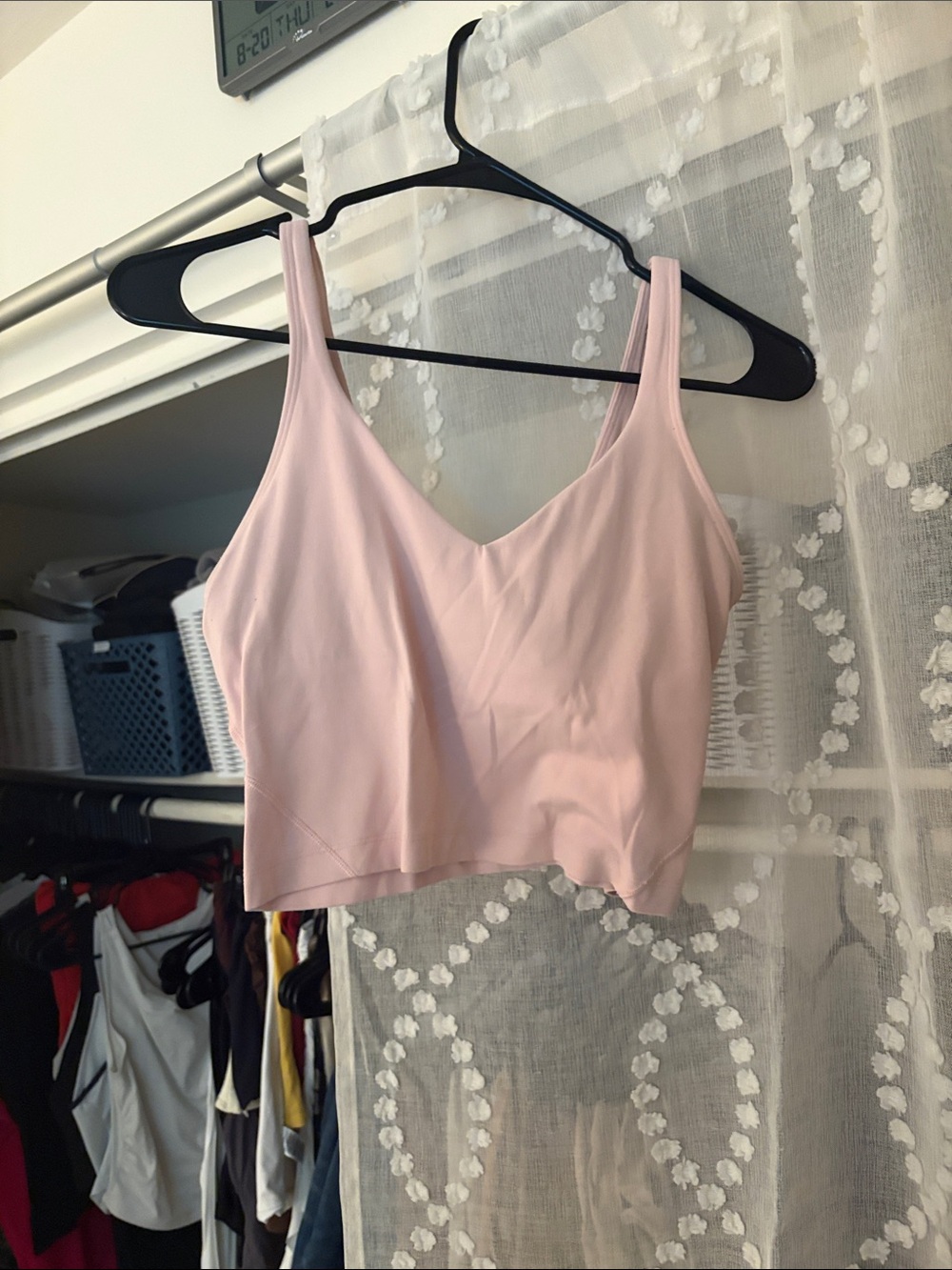 Lululemon Pink V-Neck Women's Tank Top